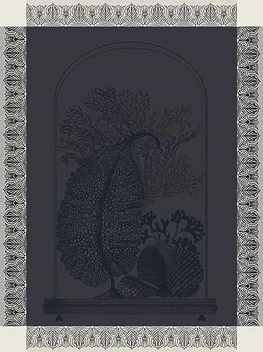 LE JACQUARD FRANÇAIS 28997 Geschirrtuch Curiosites Minerales Charbon 60x80 cm Baumwolle