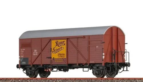 BRAWA 51188 Gedeckter Güterwagen Gmhs 35 Ritter Sport DB Ep.III HO NEU
