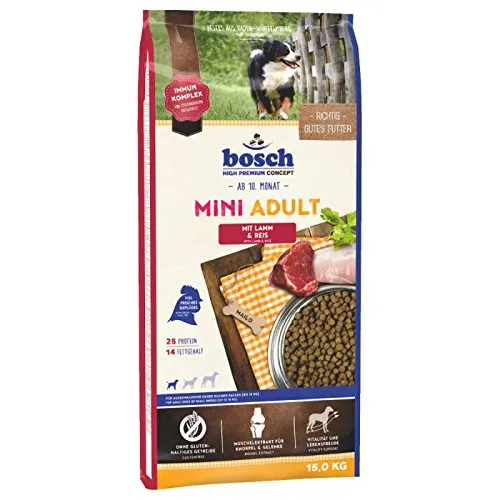 Bosch Mini Adult Lamm & Reis Trockenfutter für Hunde von Other