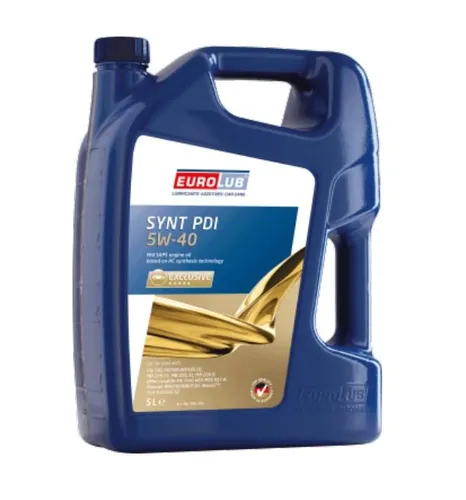 Eurolub Motoröl SYNT PDI 5W-40 308005 - Hochleistungs-Motoröl für optimale Schmierung und Schutz, ideal für moderne Benzin- und Dieselmotoren.