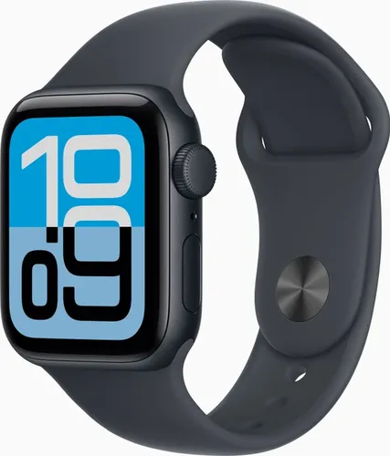 Apple Watch SE 3 40 mm Mitternacht Aluminium mit Mitternacht Sportarmband