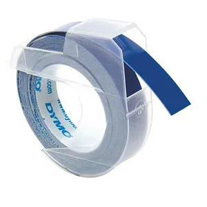 Dymo Prägeband 520106 (S0898140) weiß auf blau 9mm x 3m