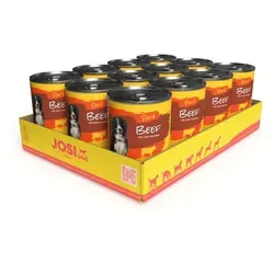 JosiDog Paté Beef | 12x 400g Nassfutter für Hunde