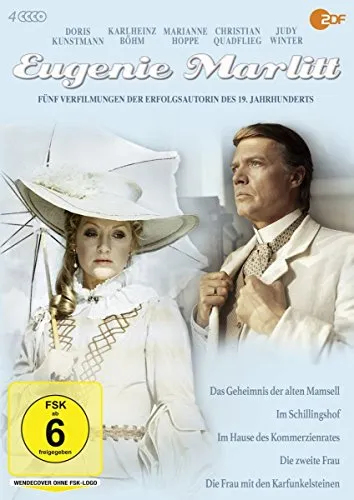 Eugenie Marlitt - Die Frau mit den Karfunkelsteinen & mehr [4 DVDs] - Filme, spannende Geschichten über Liebe und Intrigen, ideal für Familienunterhaltung, freigegeben ab 6 Jahren.