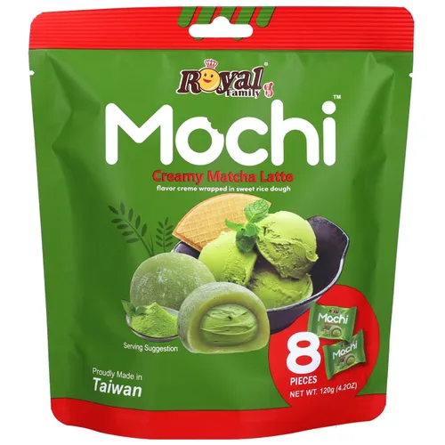 Royal Family Mochi Creamy Matcha Latte einzeln verpackt 120g