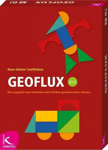 Geoflux: Geometrisches Legespiel für Grundschüler - Gesellschaftsspiel zur Förderung von Konzentration und räumlichem Vorstellungsvermögen - ideal für handlungsorientierten Geometrieunterricht in der Grundschule.