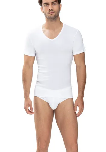Mey V-Shirt NOBLESSE ohne auftragende Seitennähte - Herrenunterhemden aus 100% Baumwolle, körpernahe Passform ohne auftragende Seitennähte für höchsten Tragekomfort und einen eleganten Look.