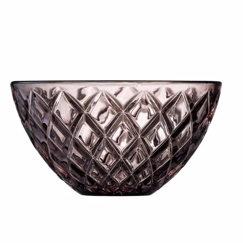 Lyngby Glas Schale Sorrento 4er Set - Elegante Servierschalen aus Glas in Pink, perfekt für stilvolle Anlässe und vielseitig einsetzbar. Ideal für Snacks, Desserts oder als Dekoration.