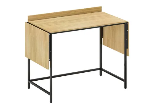 furnicato Schreibtisch Klappbarer Computertisch mit 2 Ausziehplatten, Metallbeine, (1-St)