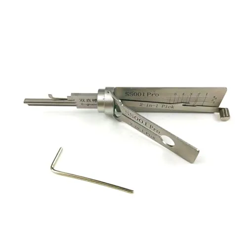 SS001 Tools Dietrich-Werkzeug für Doppel-Rillen-Türschloss