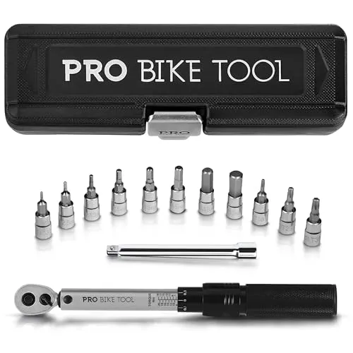 PRO BIKE TOOL Drehmomentschlüssel 1/4 Zoll für Fahrrad & Motorrad