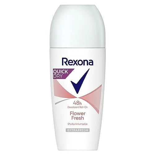 Rexona Deo Roll-On, Flower Fresh, 0% Aluminiumsalze, 50 ml von Rexona