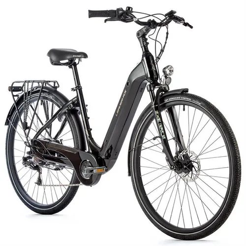 Zoll LEADER FOX Induktora E Bike Elektro Fahrrad 504 Wh DISC Schwarz Rh 50cm 28