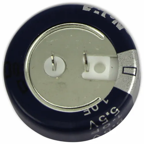 EATON Gold Cap-Elko 1F, 5,5V, axial, RM 5mm, KR-5R5C105-R