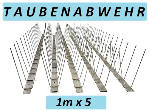 Meter Taubenabwehr 2-reihig,PREMIUM QUALITÄT, LANGLEBIG & STABIL 5