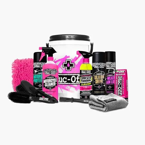 Muc Off Bucket Kit Powersports - Fahrrad-Pflegemittel für gründliche Reinigung und Schutz, ideal für Powersport-Fahrzeuge mit hochwertiger Rezeptur aus Großbritannien.