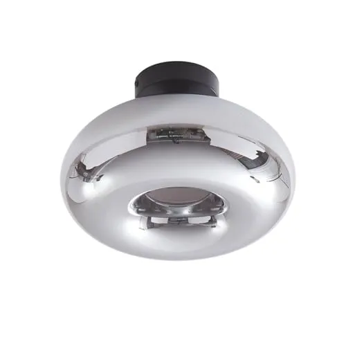 Lindby Deckenleuchte Zehra - Moderne Deckenleuchte mit rauchgrauem Glasschirm, dimmbar über externen Dimmer. Ideal für stimmungsvolle Beleuchtung und als dekoratives Element in jedem Raum.