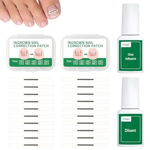 20er Set Nagelspange für eingewachsene Zehennägel