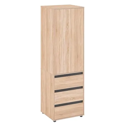 KOMTO Kleiderschrank Klein in Sonoma Eiche