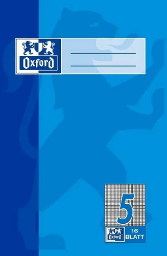 OXFORD Schulheft Schulheft A5 Lineatur 5 16 Blatt (15 Stück)