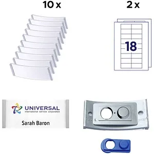 AVERY Zweckform Namensschilder mit Magnet 7,0 x 3,0 cm von Avery Zweckform