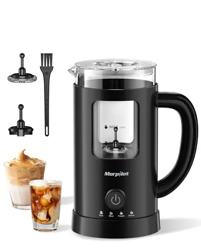 Morpilot Elektrischer Milchaufschäumer 4-in-1 mit 600ml Kapazität