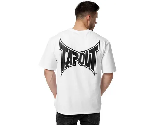 TAPOUT T-Shirt Creekside (1-tlg) - Rundhalsshirt für Herren, oversize geschnitten mit kontrastfarbenem Logo-Druck und aus 100% gekämmter Baumwolle für höchsten Tragekomfort.