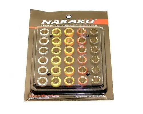Naraku Abstimmkit Variomatikgewichte 16x13,5g-6g für Peugeot Speedfight 3 50