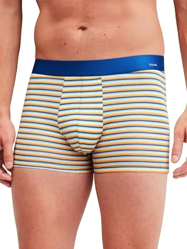 CALIDA Cotton Code Design Boxershorts Herren – Juicy Orange, Größe 52-54 - Bequeme Boxershorts aus weichem Baumwollgemisch, ideal für den täglichen Tragekomfort. Der elastische Bund sorgt für perfekten Sitz und angenehme Bewegungsfreiheit. Modellnummer: 26980