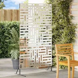 Maison Exclusive Sichtschutz Grau 100 x 50 x 180 cm aus Stahl