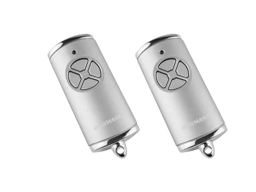 2x Hörmann HSE4 BS Silber 4-Befehl Handsender BiSecur 868 MHz