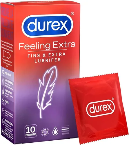 Durex Gefühlsecht Extra Feucht Kondome Dünne Kondome 8er Pack