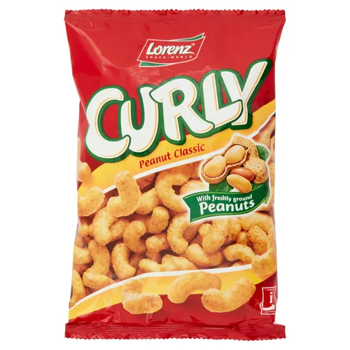 Produktbild Lorenz Curly Peanut Classic Klassische Erdnüsse Salziger Snack 60g Beutel