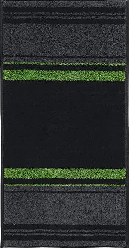 REDBEST Duschtuch Streifen, Grafik grün Größe 75x150 cm in grün von REDBEST