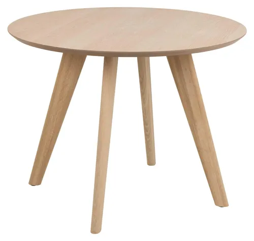 ebuy24 Esstisch Townsville Ø100 cm Eichenfurnier - Esstisch Ø100 cm aus hochwertigem Eichenfurnier, ideal für stilvolle Wohnräume. Maximale Belastung: 100 kg, vereint Funktionalität und Eleganz für langanhaltenden Komfort.