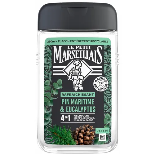 Das Duschgel für Männer Le Petit Marseillais Gel douche Homme Pinie Maritime & E