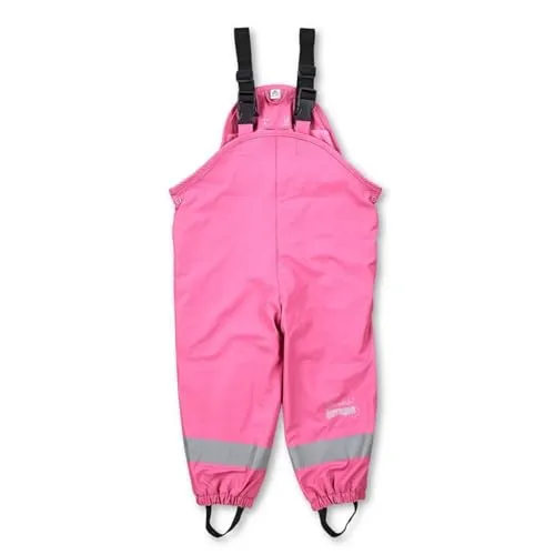Sterntaler gefütterte Regenhose - Wasserdichte Matsch- und Buddelhose für Kinder - Regenhose für Kinder, gefüttert und wasserdicht, ideal für Regentage und Outdoor-Aktivitäten. Mit verstellbaren Hosenträgern und reflektierenden Streifen für bessere Sichtbarkeit.