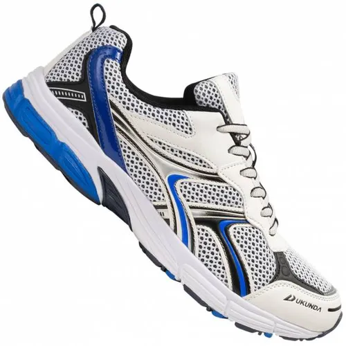 UK-1 Ukunda Mombasa Herren Laufschuhe - Weiß, Größe 47 - Laufschuhe aus atmungsaktivem Meshmaterial für optimale Luftzirkulation und maximalen Tragekomfort. Ideal für Sport und Freizeit mit flexibler, dämpfender Sohle.