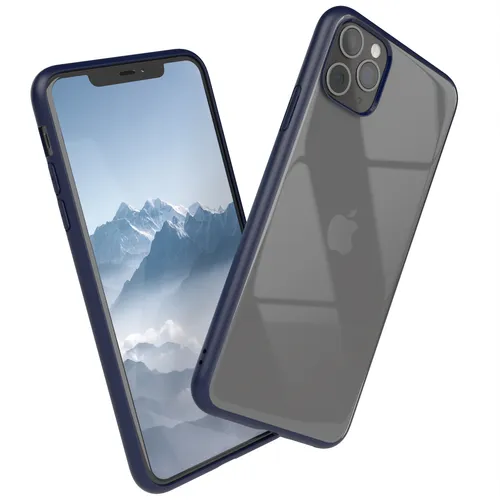 Für Apple iPhone 11 Pro Max Handyhülle Silikon Bumper Schutz Cover Tasche Blau