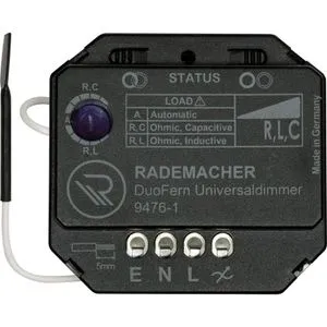 Rademacher 9476-1 DuoFern Universaldimmer - Funk-Universaldimmer für dimmbare 230 V Leuchtmittel, ideal für flexible Lichtgestaltung und einfache Nachrüstung in Unterputzdosen.