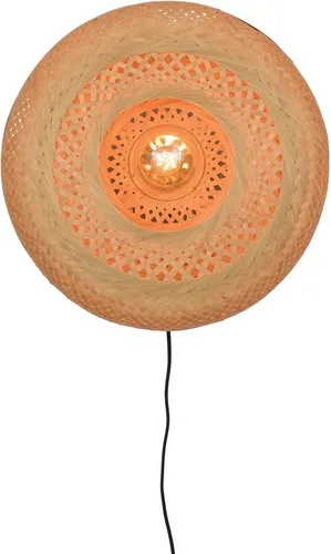 GOOD&MOJO Wandlampe Palawan in beige von GOOD&MOJO