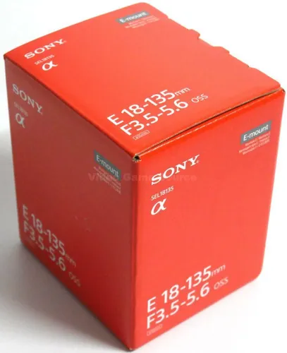 Sony SEL-18135 Zoom Objektiv 18-135mm F3.5-5.6 OSS - Hochauflösende Bildqualität, schnelle Fokuskontrolle für APS-C E-Mount Kameras