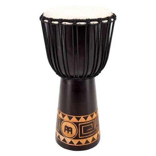 Meinl Percussion Rope Congo Djembe 10 Zoll - Handtrommel aus Mahagoni - Djemben - Handgefertigte Djembe aus Mahagoni mit handselektiertem Ziegenfell für authentischen Sound, ideal für rhythmische Begleitung in Musikgruppen.