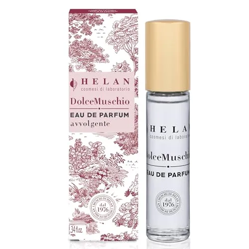 Helan Dolce Muschio – Moschusartiges, Gourmand- und orientalisches Damenparfüm mit gerösteten Mandel- und blumigen Jasminnoten, cremiges und sinnliches Eau de Parfum