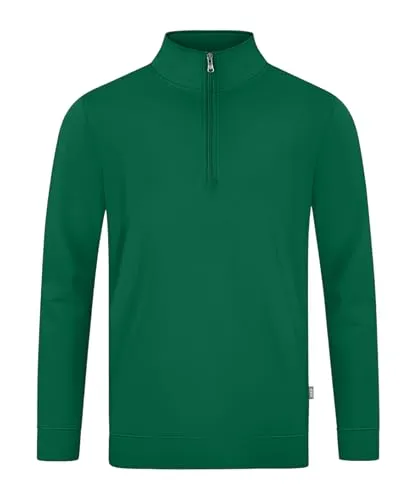 Jako Herren Fleecepullover Ziptop Doubletex C8630 in Grün XXXXXL - Herren-Shirts, bequemer Regular Fit Fleecepullover aus 50% Baumwolle und 50% Polyester, ideal für Fußball und Freizeit, maschinenwaschbar bei 60°C.
