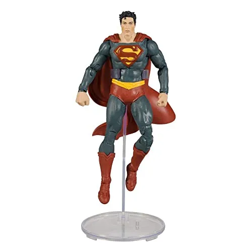 McFarlane DC Black Adam Page Punchers Actionfigur & Comic Superman 18 cm - Actionfigur für Kinder, detailreiche 18 cm große Figur mit 22 Artikulationspunkten und exklusivem Comic. Perfekt für Sammler und Fans des DC Universums!