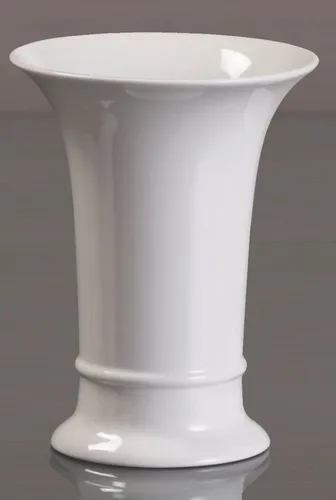 Goebel Trompete klassisch - Vase - Elegante weiße Vase im Trompetenstil, ideal für stilvolle Blumenarrangements und als dekoratives Element in jedem Raum.