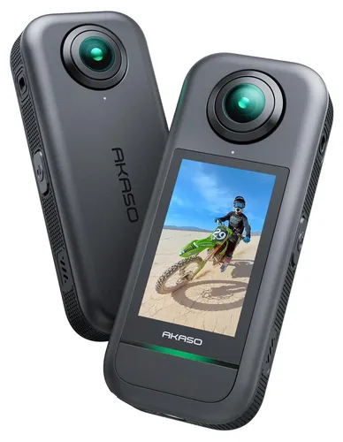 AKASO 360° Action Cam – 5.7K 72MP