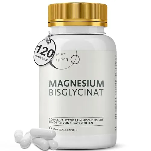Magnesium Bisglycinat 120 Kapseln – Hochdosiert für Ihre tägliche Magnesiumversorgung