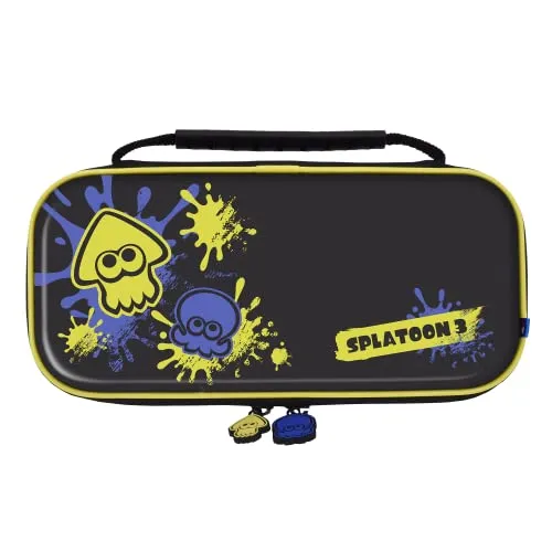 HORI Switch Vault Case für Splatoon 3 - Taschen & Schutzhüllen, schützt deine Nintendo Switch stilvoll und bietet Platz für Spiele und Zubehör.